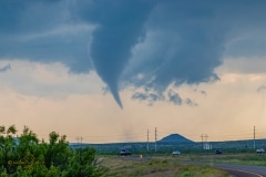 17 maggio 2019 tornado near Fort Stockton Texas Tornado Tour StormWind