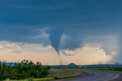 17 maggio 2019 tornado near Fort Stockton Texas Tornado Tour StormWind
