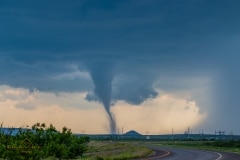 17 maggio 2019 tornado near Fort Stockton Texas Tornado Tour StormWind