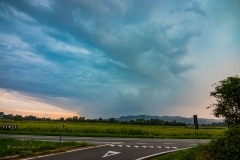 20 Agosto 2019 temporale intercettata nei pressi di Livorno Ferraris VC near Turin Italy Storm Chaser Storm Wind