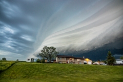 June 6 2020 Faith South Dakota Supercell and shelf cloud - Tornado Tour StormWind