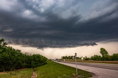 April 28 2020 severe thunderstorm supercell Rush Springs Oklahoma - Tornado Tour StormWind