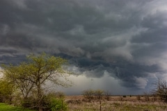 March 19 2020 severe thunderstorm supercell near Cresson Texas Tornado Tour StormWind