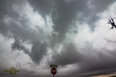 7 maggio 2019 severe thunderstorm supercell near Pecos Texas Tornado Tour StormWind