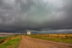 7 maggio 2019 severe thunderstorm supercell near Pecos Texas Tornado Tour StormWind
