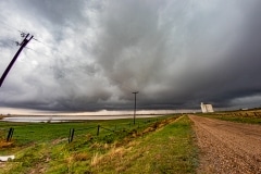 7 maggio 2019 severe thunderstorm supercell near Pecos Texas Tornado Tour StormWind