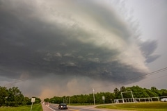 May 4 2020 tornado warned supercell near Rosedale Byars Oklahoma - Tornado Tour StormWind