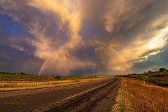 May 23 2020 Hedley Texas Rainbow - Tornado Tour StormWind